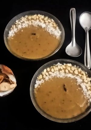 A picture of Iron Rich Pearl Millet porridge (Bajri Rab).