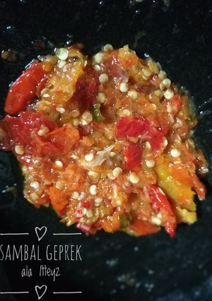 Foto resep 6. Sambal Ayam Geprek