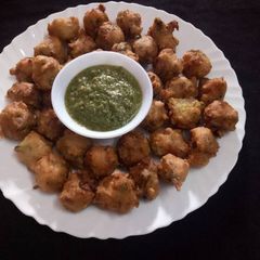 A picture of Moongdal pakode.