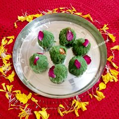 A picture of Quick, easy and healthy dessert Paan Modak for Ganpati Bapa.