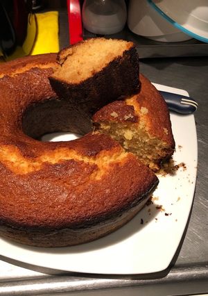 Una foto de Budín de miel