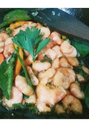 Foto resep Udang saus mentega