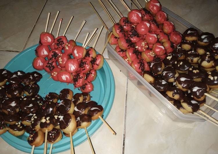 "Sate Donat Kentang Singkong" murah jadi banyak + step by step