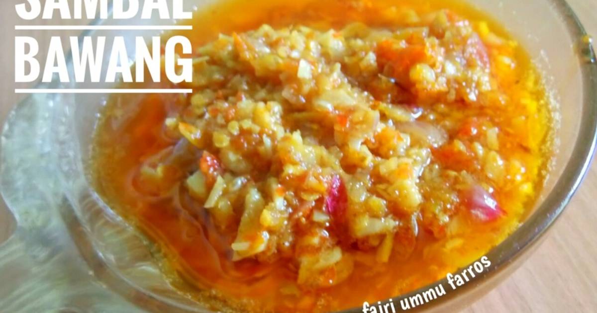  Resep  Sambal  bawang  oleh Fajri Maharami Cookpad