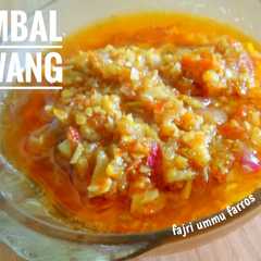A picture of Sambal bawang.