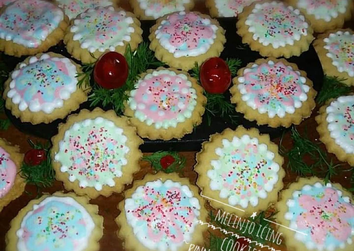Melinjo Icing Cookies (Kue Kering Emping Melinjo)
