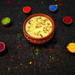 A picture of Thandai Phirni.