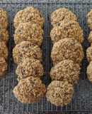 Galletas de avena con chispas de chocolate