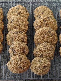 Una foto de Galletas de avena con chispas de chocolate