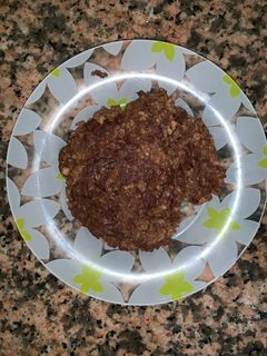 Una foto de 2.Tortita de avena con chocolate