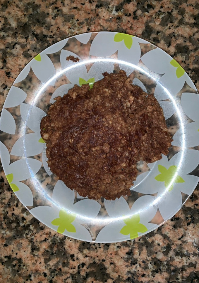 Una foto de 2.Tortita de avena con chocolate