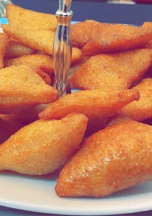 صورة لوصفة مثلثات السميد