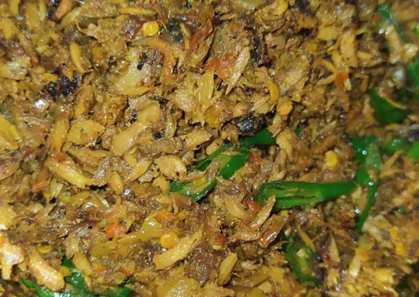 Tongkol suwir (pedas)