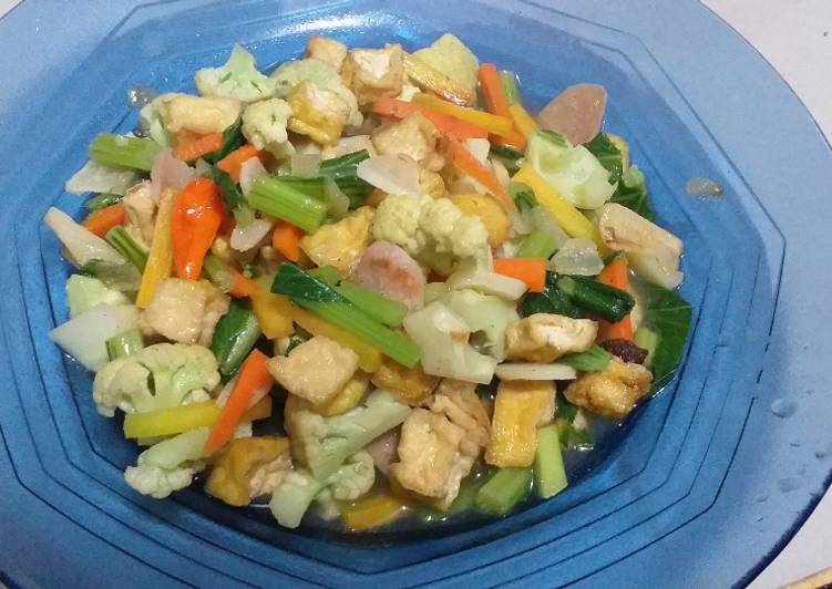 Resep 12. Tumis Sayur Kuah, Bisa Manjain Lidah