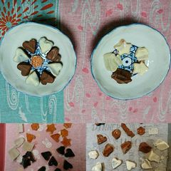 A picture of Valentine Chocolate Kohakuto recipe.