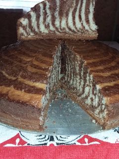 Una foto de Torta Cebra