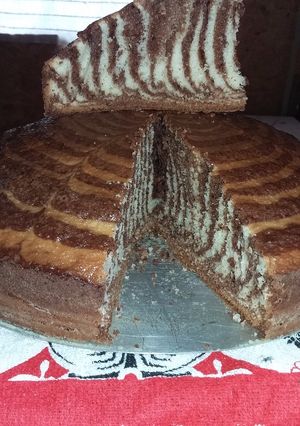 Una foto de Torta Cebra