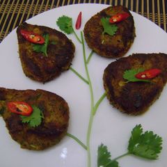 A picture of Chicken Keema Kebab.