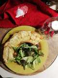 Le repas quiche /salade
