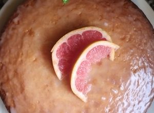 Una foto de Budín de Pomelo