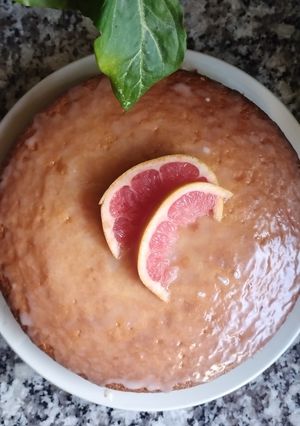 Una foto de Budín de Pomelo