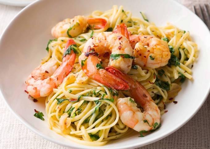 Recipe of Homemade Lemon &amp; Garlic King Prawn Stir-Fry