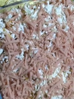 صورة لوصفة معكرونه بالخضار وجبنة موتزريلا
