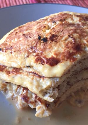 Una foto de Pancakes de plátano