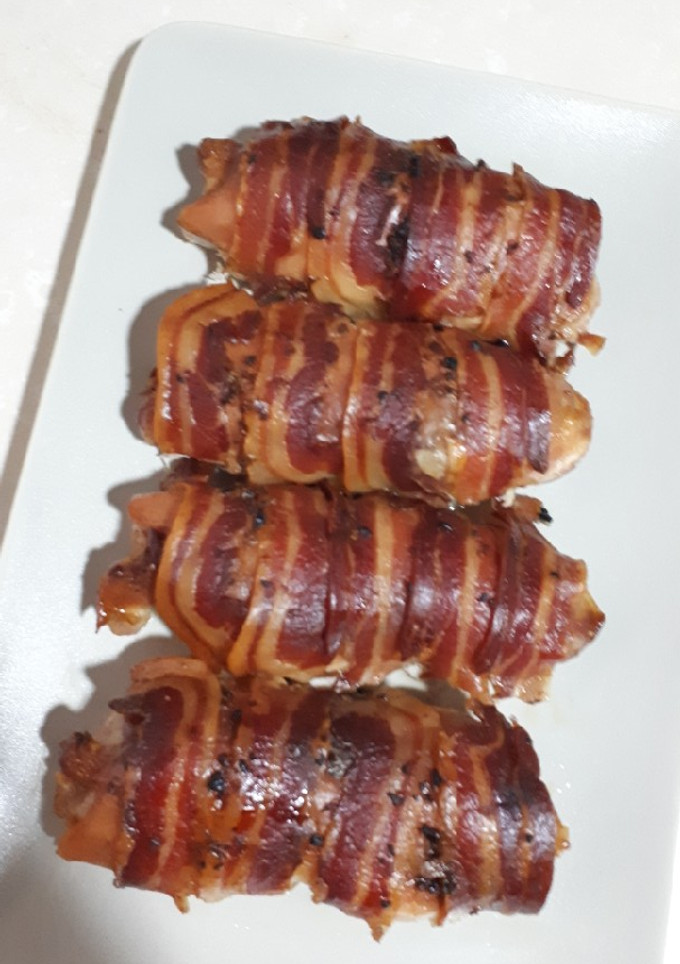 Una foto de Muslos de pollo rellenos