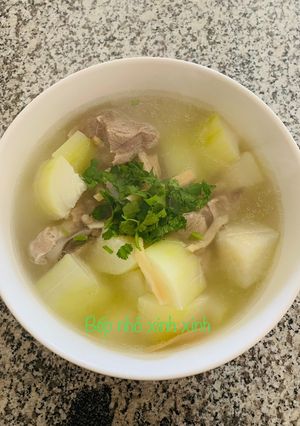 Hình của món Canh bí đao sườn heo.