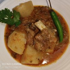A picture of Shaljam gosht.