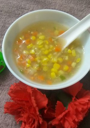 સ્વીટ કોર્ન સૂપ (Sweet corn soup Recipe In Gujarati) રેસીપી મુખ્ય ફોટો