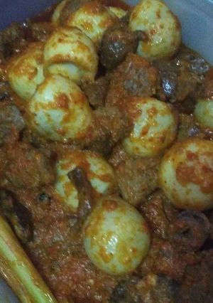 Foto resep Sambel goreng ati ampela mix telur puyuh