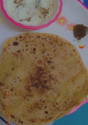 A picture of Aloo ka Parantha.