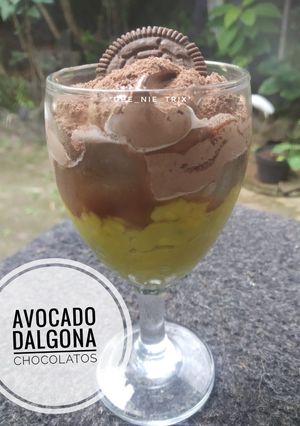 Foto resep Avocado Dalgona Chocolatos