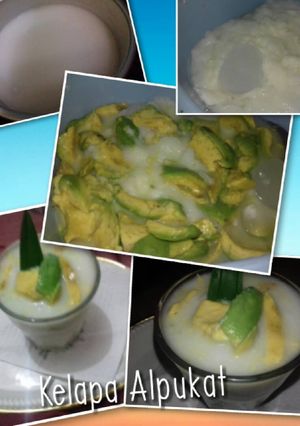 Foto resep Kelapa (KW) + Alpukat