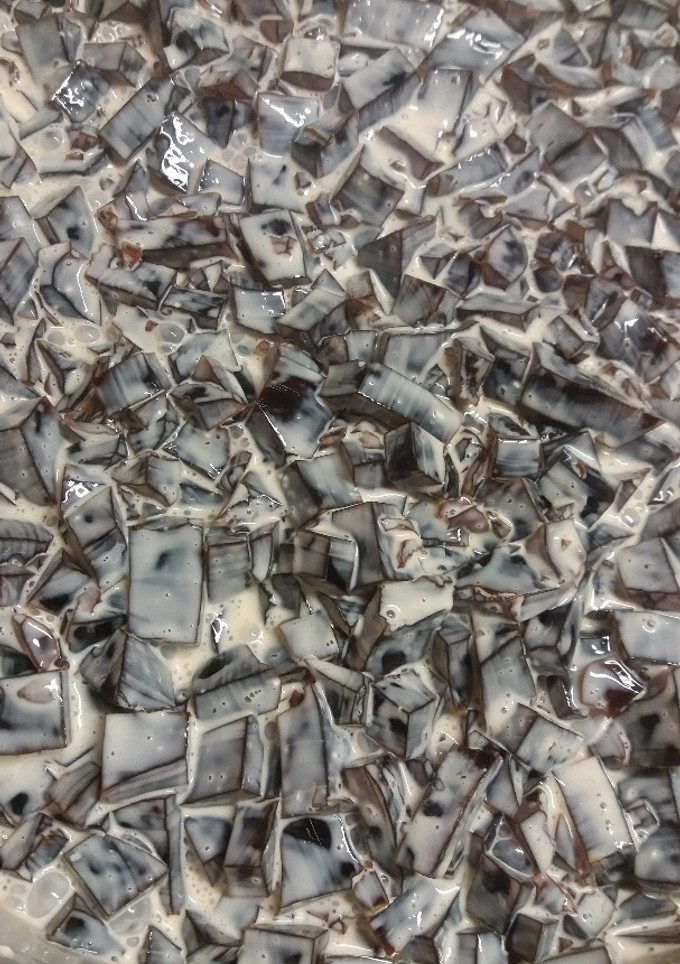 Una foto de Receta de gelatina de café de olla con crema