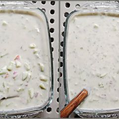 A picture of Hari chutney dahi wala Raita.