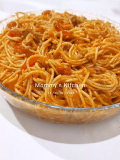 Foto resep Spaghetti Daging Giling Simple Lezat oleh Mommy's Kitchen