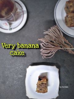 Foto resep Very Banana Cake (No Mixer)