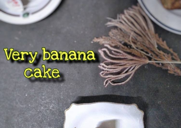 Resep Very Banana Cake (No Mixer) yang Enak Banget