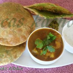 A picture of Peas kachori.