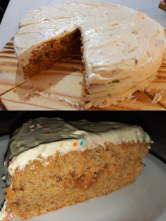 Una foto de Carrot cake - torta de zanahoria