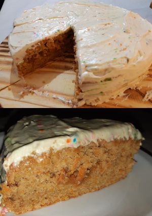 Una foto de Carrot cake - torta de zanahoria