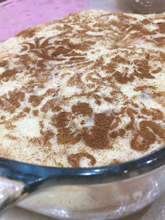 A picture of Milk Tart.