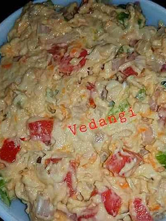 A picture of Chicken Veggie Mayo Salad.