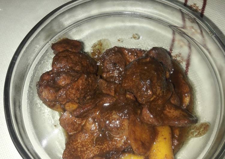 Ati Ayam Goreng Kecap Gaya Dian