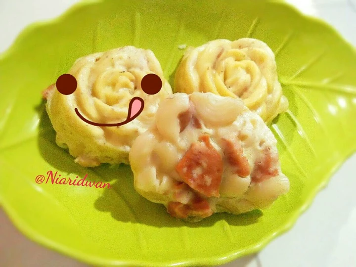 Cara Gampang Menyiapkan Resep  Macaroni schotel kukus simple yang Lezat Sekali, Bikin Ketagihan