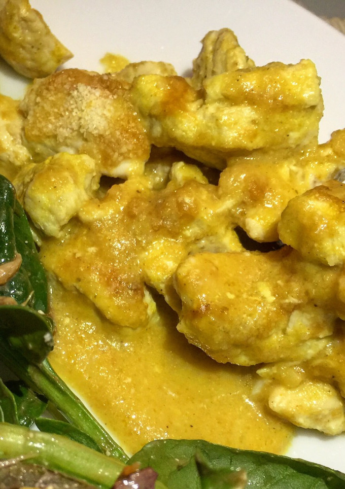 Una foto de Pavo al curry