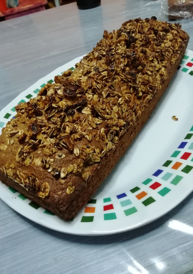 Una foto de Budín de banana fit